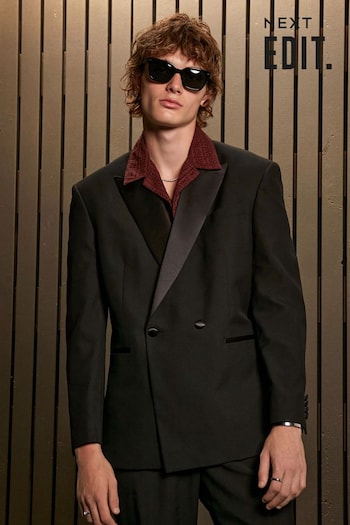 Black EDIT Relaxed Suit Jacket (N44167) | £74