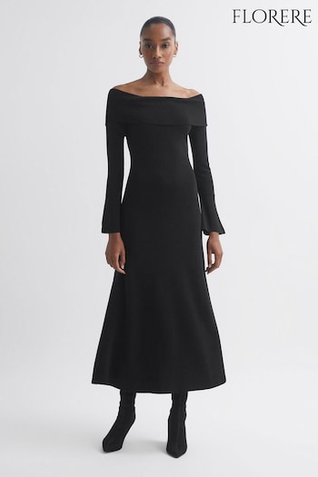 Florere Knitted Strapless Midi Dress (N44202) | £198