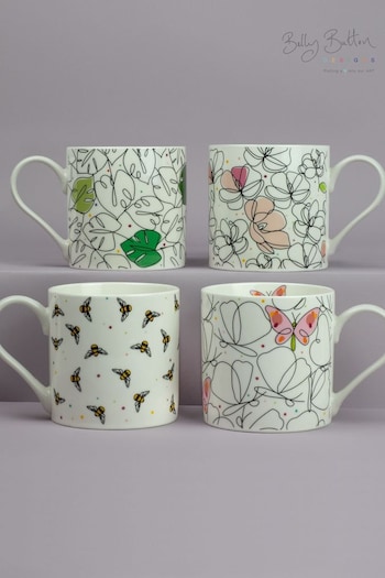 Belly Button Designs Mobius Set Of 4 Mugs (N44261) | £40