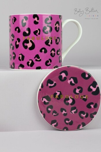 Belly Button Designs Leopard Mug & Coaster Set (N44279) | £18