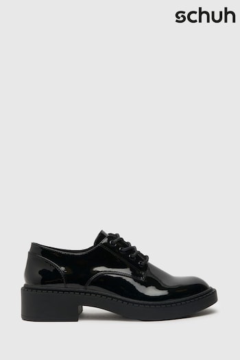 Schuh Leopard Patent Lace Up Shoes (N44313) | £35