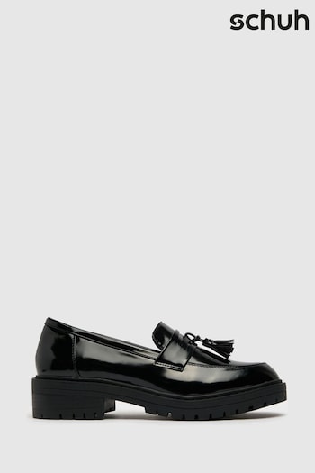 Schuh Lexi Chunky Patent Loafers (N44314) | £35