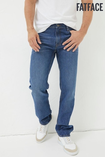 FatFace Light Blue Straight Fit Jeans (N44683) | £59