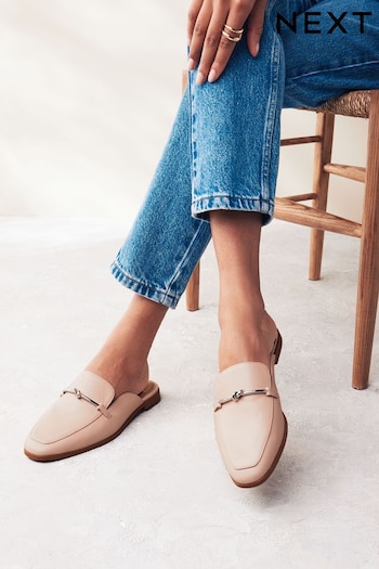 Nude Forever Comfort® Leather Knot Mules (N44745) | £45