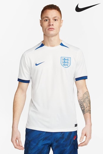 Nike White England 2023 Stadium Home Mens Football Shirt (N44835) | £80