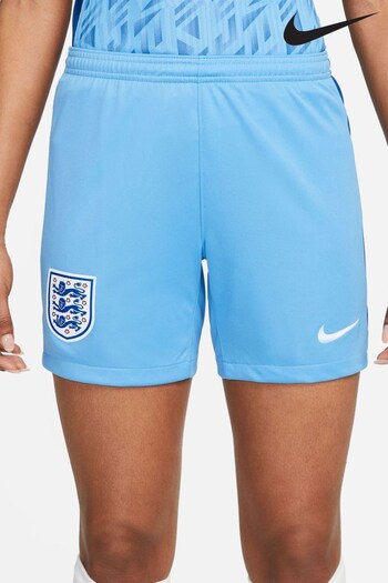 Nike Blue England Womens Stadium 2023 Away Football Shorts (N44838) | £40