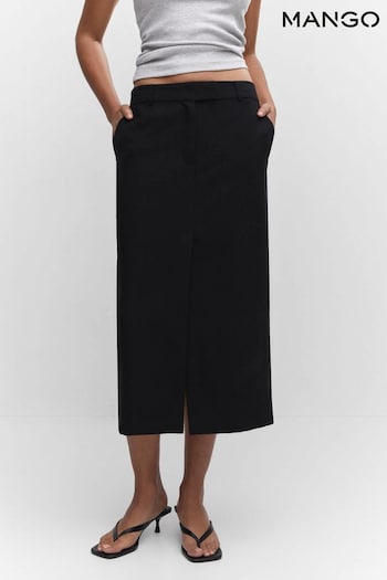 Mango Lyocell Skirt With Slit (N44872) | £46