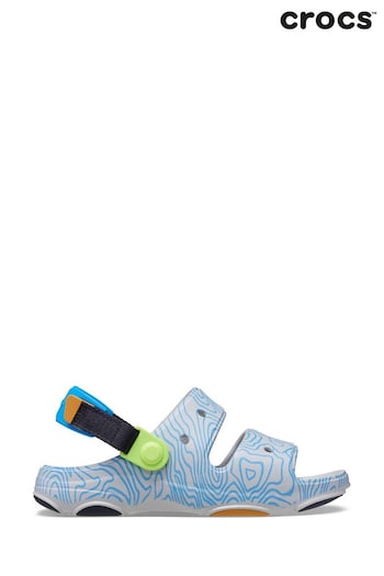Crocs Blue All Terrain Topographic Sandals (N45027) | £35