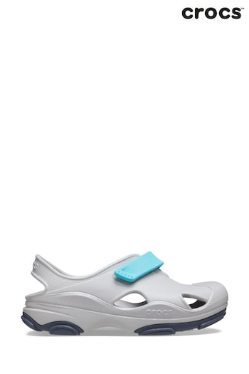 Crocs Grey All Terrain Fisherman Sandals Jogging (N45032) | £30