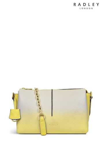 Radley London Yellow Hillgate Place Chain Ombre Small Zip-Top Cross-Body Bag (N45218) | £219