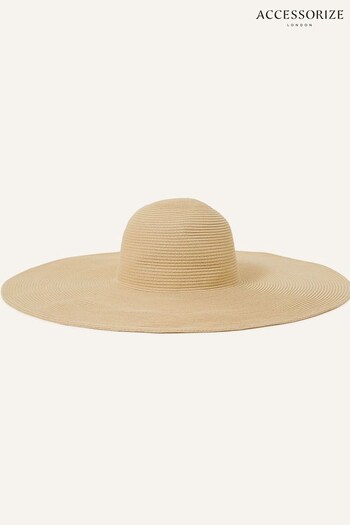 Accessorize Natural Oversized Floppy Hat (N45548) | £30