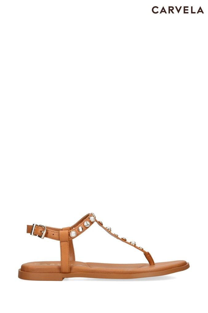 Carvela kream sandals deals