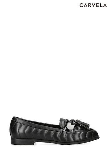 Carvela Lara Loafer Black Shoes asfalto (N45740) | £79