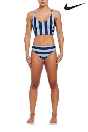 Nike coupons Swim Blue Statement Stripe Bikini (N45890) | £42