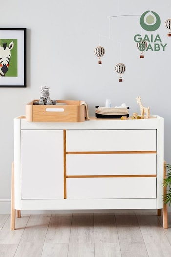 Gaia Baby White Hera Dresser (N45998) | £600