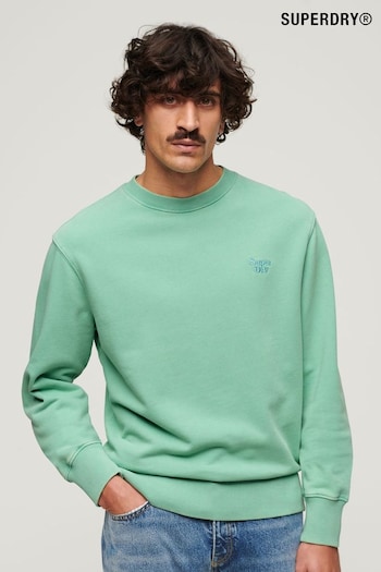 Superdry Green Vintage Washed Sweatshirt (N46208) | £55