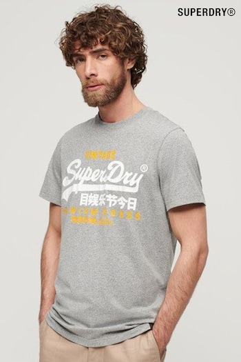 Superdry Grey Vl Duo T-Shirt (N46335) | £27