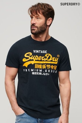 Superdry Blue Vl Duo T-Shirt (N46336) | £27