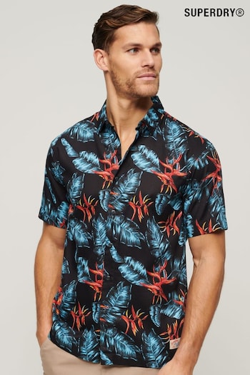 Superdry Blue Hawaiian Resort Shirt (N46403) | £45