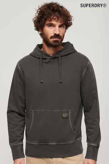 Superdry Black Contrast Stitch Relaxed Hoodie (N46431) | £60
