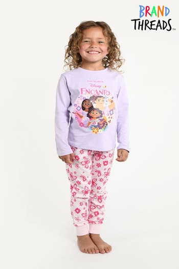 Brand Threads Pink Cotton Pyjama Ages 3-10 (N46592) | £15