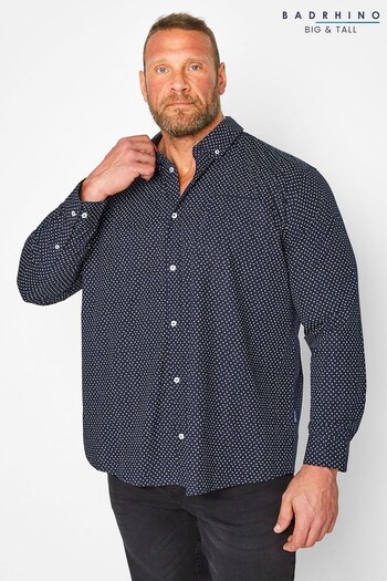BadRhino Big & Tall Blue Paisley Shirt (N46650) | £34