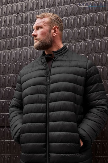 BadRhino Big & Tall Black Water Resistant Puffer Coats (N46659) | £55