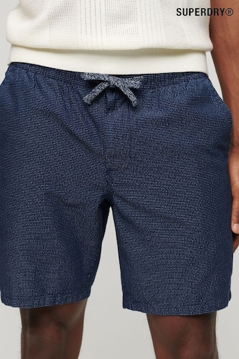 Superdry Blue Bermuda Blend Shorts (N46684) | £50
