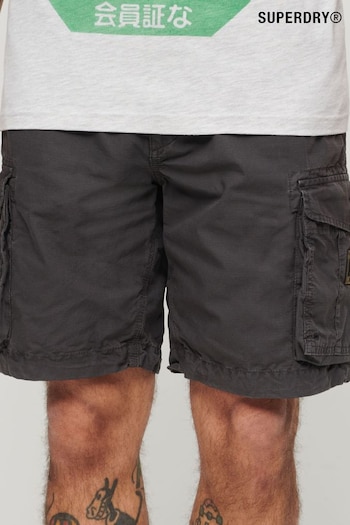 Superdry Black Parachute Light Shorts (N46690) | £50
