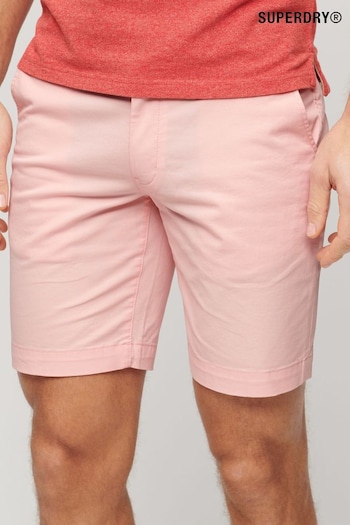 Superdry Pink Stretch Chinos Shorts Womens (N46696) | £45