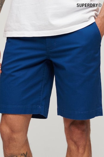 Superdry Blue Stretch Chinos Shorts ESPRIT (N46697) | £45