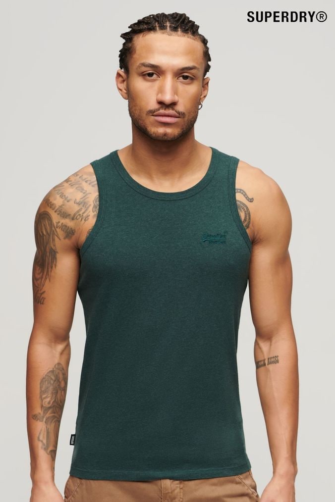 Mens superdry vest sale sales