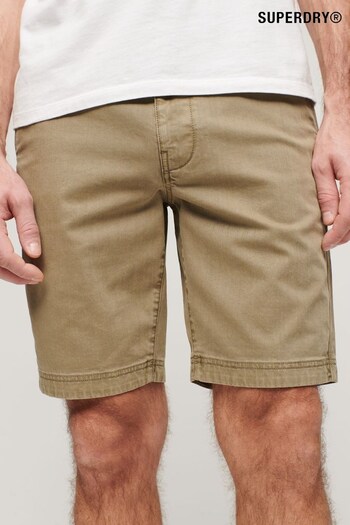 Superdry Green Vintage International Shorts (N46753) | £45