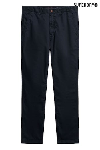Superdry Blue International Chino Trousers Blu (N46755) | £55