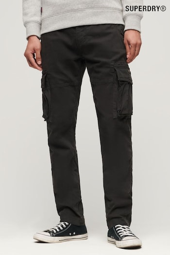 Superdry Black Core Cargo Pantalons Trousers (N46825) | £65