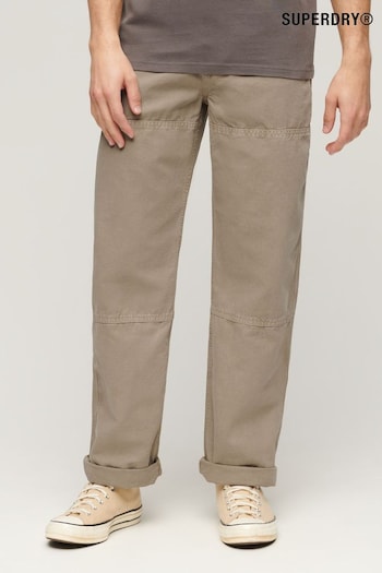 Superdry Brown Carpenter Trousers (N46828) | £65
