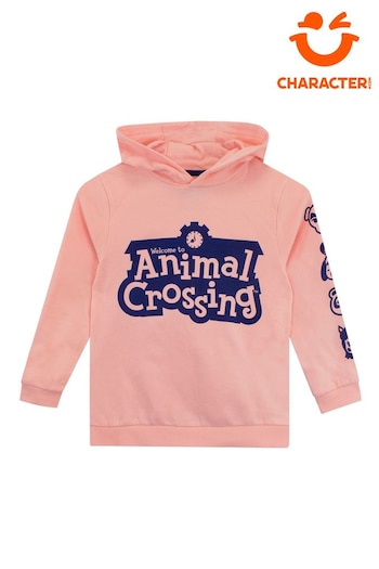 Character Pink Animal Print Crossing Hoodie (N46876) | £19