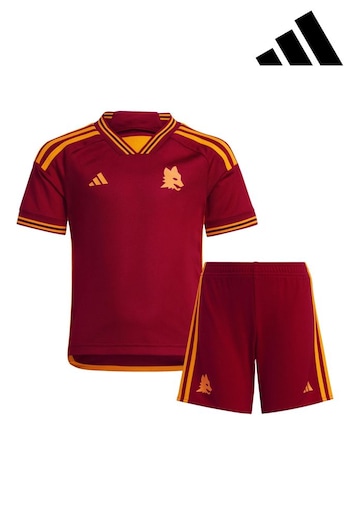 adidas Red AS Roma Home Top And Short Set Minikit (N47027) | £50