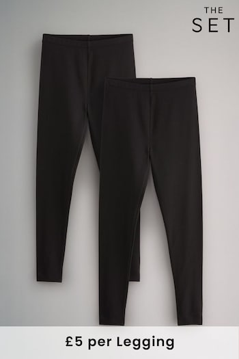 The Set Black 2 Pack Leggings sleeve (N47049) | £14