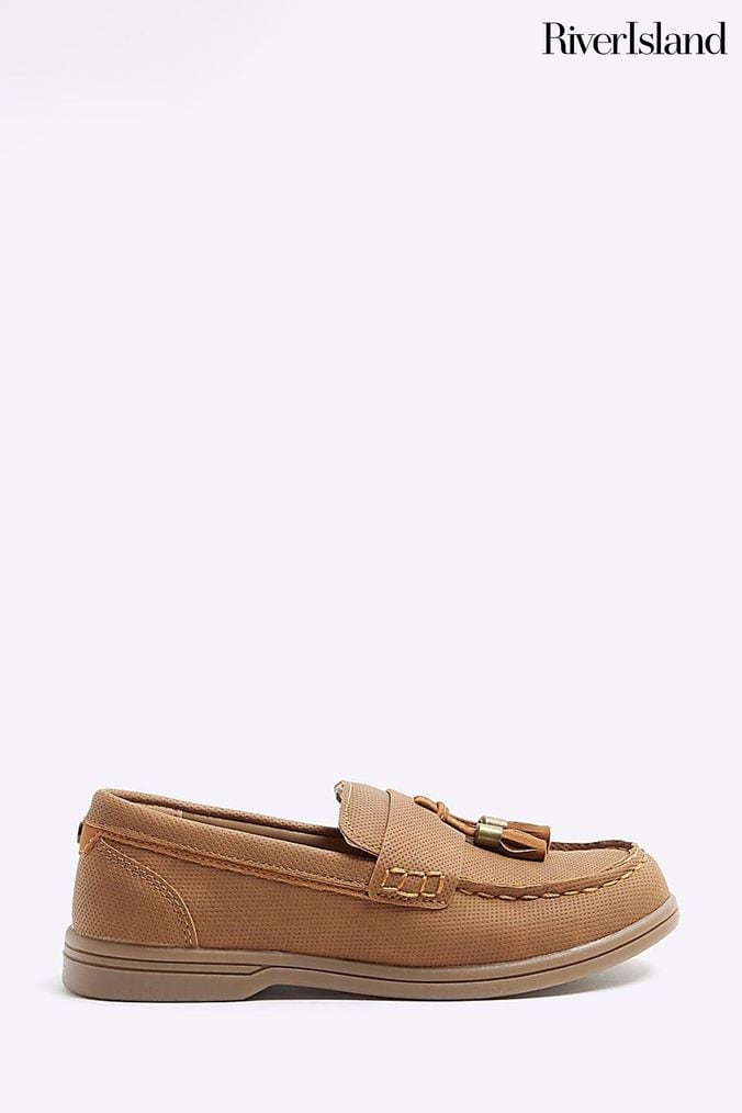 River island boys loafers top