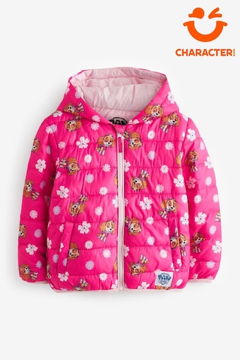 Character Pink Girls Paw Patrol Skye Aop Coat (N47269) | £33