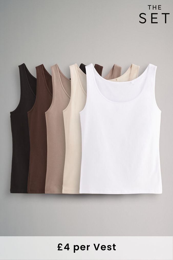 Buy Women s Holiday Sleeveless Plain Tops Online Next UK