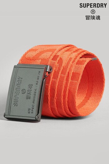 Superdry Orange Webbing Belt (N47313) | £20