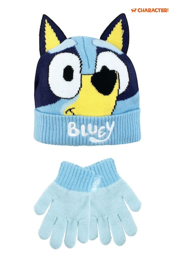 Character Blue Winter Hat and Gloves Set (N47342) | £15