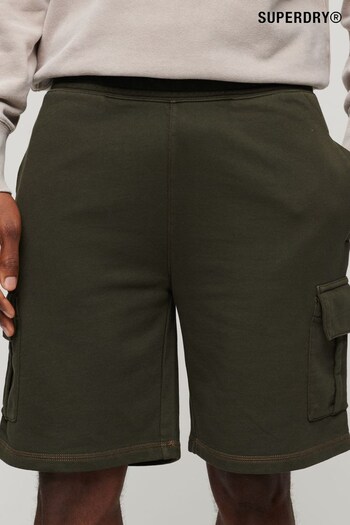 Superdry Green Contrast Stitch Cargo Shorts (N47345) | £40