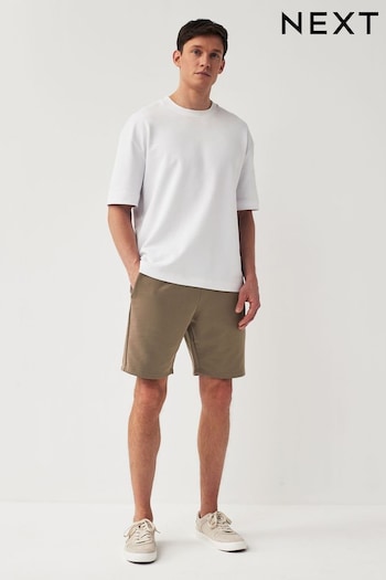 Dark Stone Straight Zip Pocket Jersey Shorts (N47408) | £22