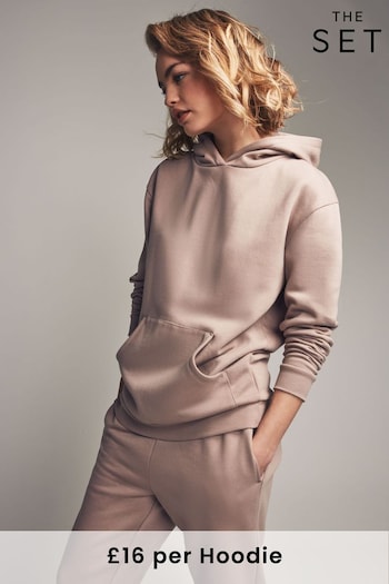 The Set Mink Brown/combinato Relaxed Hoodies 2 Pack (N47435) | £32