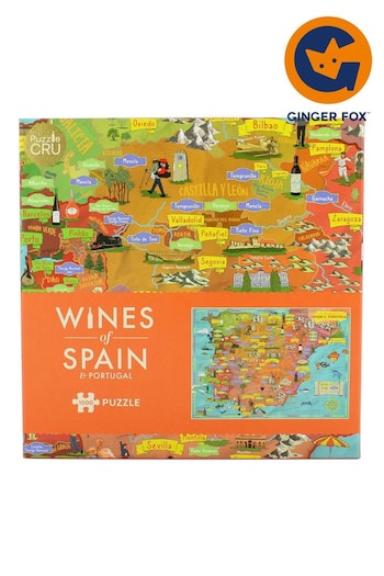 Ginger Fox Puzzle Cru Wines Of Spain And Portugal (N47455) | £18