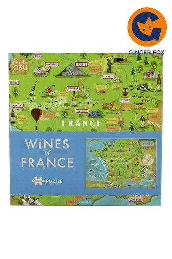 Ginger Fox Puzzle Cru Wines Of France (N47456) | £18