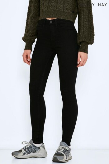 NOISY MAY Black High Waisted Skinny Jeans (N47952) | £22